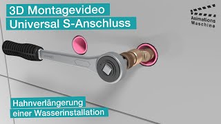 3D Montagevideo Universal SAnschluss [upl. by Ahsemak182]