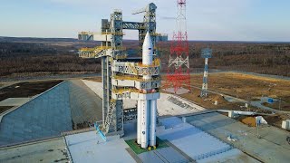 Angara A5  First Flight From Vostochny Cosmodrome [upl. by Akeenat]