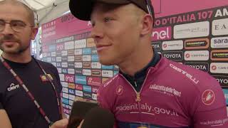 Jonathan Milan  Interview at the finish  Stage 4  Giro dItalia 2024 [upl. by Jo Ann333]