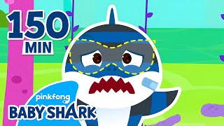 Where are Thief Shark Familys Masks and More  Compilation  Song and Story  Baby Shark Official [upl. by Darees788]