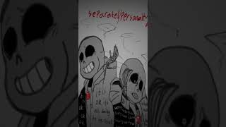 Killer Sans and his Split Personality Teach Tale Undertale animation and Game Design [upl. by Keyek238]