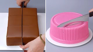 Wonderful Cake Decorating Tutorials  Amazing Chocolate Cake Decorating Idea  Satisfying Cakes [upl. by Georgia908]