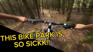 ROGATE DOWHILL BIKEPARK IS SO SICKKKK [upl. by Anerual633]