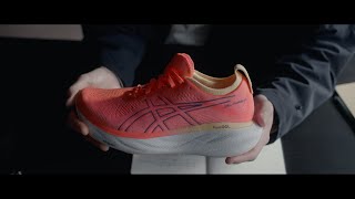 ASICS Running  The story of the GELNIMBUS™ 25 shoe​ [upl. by Akerue]