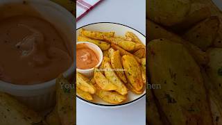 Air Fryer Potato Wedges shorts youtubeshorts [upl. by Aidualk]