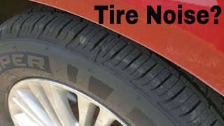 Tire Noise Comparison Stock Michelin vs Inexpensive Cooper Tires [upl. by Philippa325]