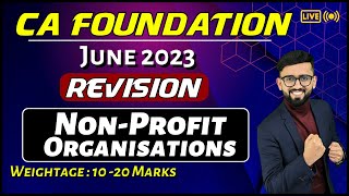 One Shot  NPO  CA Foundation Accounts  CA Hardik Manchanda [upl. by Valle]