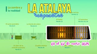 COMENTARIOS PARA EL ESTUDIO DE LA ATALAYA  SEMANA DEL 01 AL 07 DE ENERO 2024 🛕 [upl. by Etessil374]