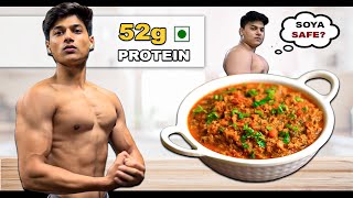 High Protein Soya Chunks Recipe for Muscle Building  Is Soya Safe to consume daily [upl. by Louella123]