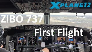 ZIBO 737 FIRST FLIGHT  So just how good does it actually fly  Real Airline Pilot [upl. by Tooley99]