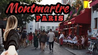 Paris France 🇫🇷 Montmartre walking tour [upl. by Antoni]