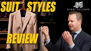 15 Suit styles reviewed by Master bespoke tailor Style Guide  Eric Jensen amp Kirby Allison [upl. by Aylsworth347]