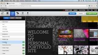 Website in 5 minutes with Behance ProSite [upl. by Rudman595]