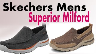 Skechers Superior Milford Mens Shoes Price Details and Look [upl. by Andrew496]