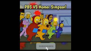 Evil Teletubbies Chase Homer Simpson shortsvideo youtubeshorts subscribe [upl. by Udenihc]