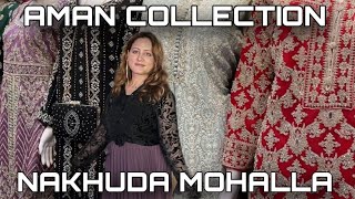 AMAN COLLECTION HAUL  FANCY LADIES SUITS  NAKHUDA MOHALLA MUMBAI [upl. by Atonsah526]