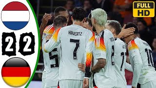 Germany vs Netherlands 22  All Goals amp Highlights 2024 HD [upl. by Marianne106]