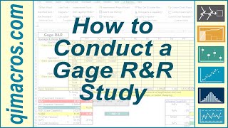 How to Conduct a Gage RampR Study in Excel [upl. by Camella]