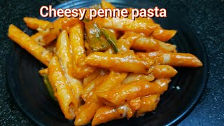 Cheesy penne pasta Easy creamy n cheesy recipe  Ramzan iftaar special recipe bhatkally [upl. by Asyen]