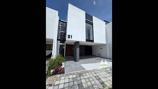 LOMAS DE ANGELOPOLIS PUEBLA CASA NUEVA EN VENTA CON 3 RECAMARAS JARDIN FAMILY ROOM Y ROOF GARDEN [upl. by Aikcin]