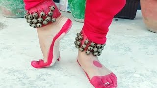 Dil Diyan Gallan Kathak Footwork dance viral kathak shorts [upl. by Ynattir]