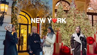 4K🇺🇸NYC Walk🗽Christmas in New York City🎄✨Festive Holiday Lights in Manhattan  Nov 2024 [upl. by Ahsinid898]