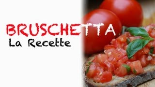 Recette italienne  bruschetta [upl. by Ajani]