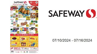 Safeway Weekly Ad US  07102024  07162024 [upl. by Eitnom]