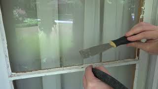 Easiest way to remove window glazing [upl. by Mendie]