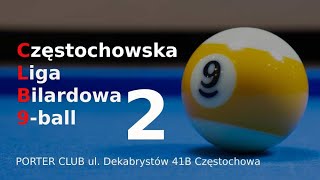 Częstochowska Liga Bilardowa 9 ball [upl. by Noli]