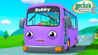 Geckos BUS SING ALONG  Geckos Garage Songs｜Kids Songs｜Trucks for Kids [upl. by Trella]