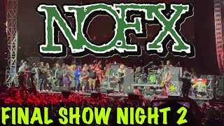 NOFX Final Show Night 2 of 3 Full Set 1052024 Pt 2 [upl. by Doownyl]