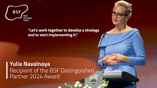 Bled Strategic Forum 2024  BSF Distinguished Partner Award [upl. by Armillda741]