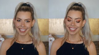 EASY 2 EYESHADOW TUTORIAL FOR HOODED EYES  BrittanyNichole [upl. by Tabitha]