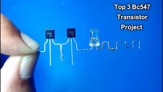 Top 3 electronics projects using bc547 transistor [upl. by Lelia163]