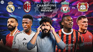 Can Real Madrid Defeat AC Milan  Liverpool vs Bayer Leverkusen UCL Tactical Preview [upl. by Aidua694]