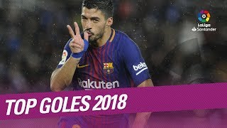 TOP 5 goles 2018 LaLiga Santander [upl. by Ursulette299]