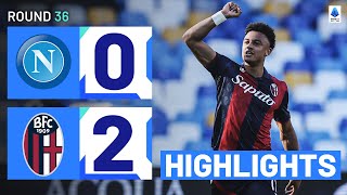 NAPOLIBOLOGNA 02  HIGHLIGHTS  Bologna Climb To Third In The Table  Serie A 202324 [upl. by Arch243]