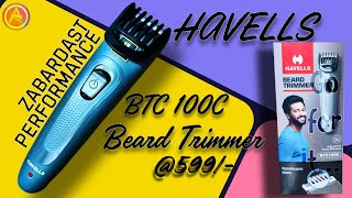 HavellsBeardTrimmer only599 BTC100CLong lastinghavellsindiatrimmerhairstylehairbeardgrooming [upl. by Aicenev]