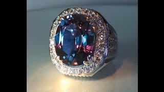 Natural Alexandrite Ring 125 cts [upl. by Cordy]