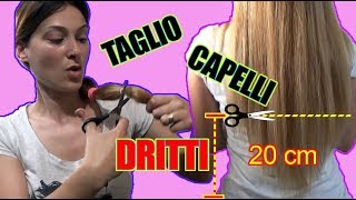 Tagliare i capelli da soli in 3 MOSSE  Taglio di capelli dritto 𝐏𝐄𝐑𝐅𝐄𝐓𝐓𝐎 [upl. by Margalo16]