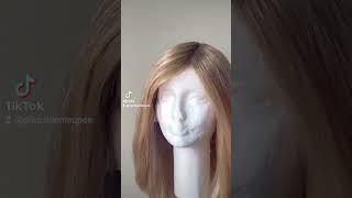 Full Lace Full Handtied Human Hair Wig wigs tocgiacodadau [upl. by Herve]