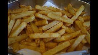 Des vraies frites Belges cuites en 2 fois dorées et croustillantes [upl. by Ivanna]