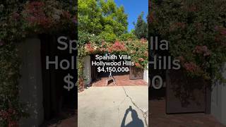 Tour this 415mil luxury Spanish villa in the Hollywood Hills hometour housetour [upl. by Adiasteb]