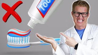 STOP USING TOOTHPASTE Dentist Destroys the Need for Toothpaste [upl. by Hurless]