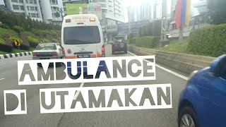 PEMANDU DI MALAYSIA SANGAT RESPONSIF JIKA ADA AMBULANS [upl. by Hutner]