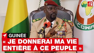 Guinée  Rencontre avec le président Doumbouya • RFI [upl. by Aixela]