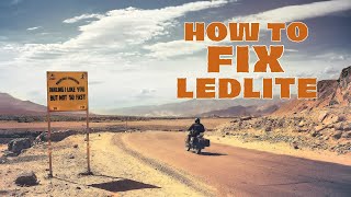 How to install LED light in your motorcycleapni motorcycle me led light kese install kre [upl. by Redmond]