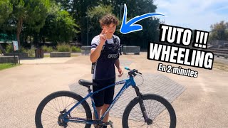 TUTO WHEELING  En 2 minutes [upl. by Aryamo]