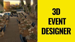 How To Create a REALISTIC 3D Event Design in minutes 7 of 7 [upl. by Anassor]